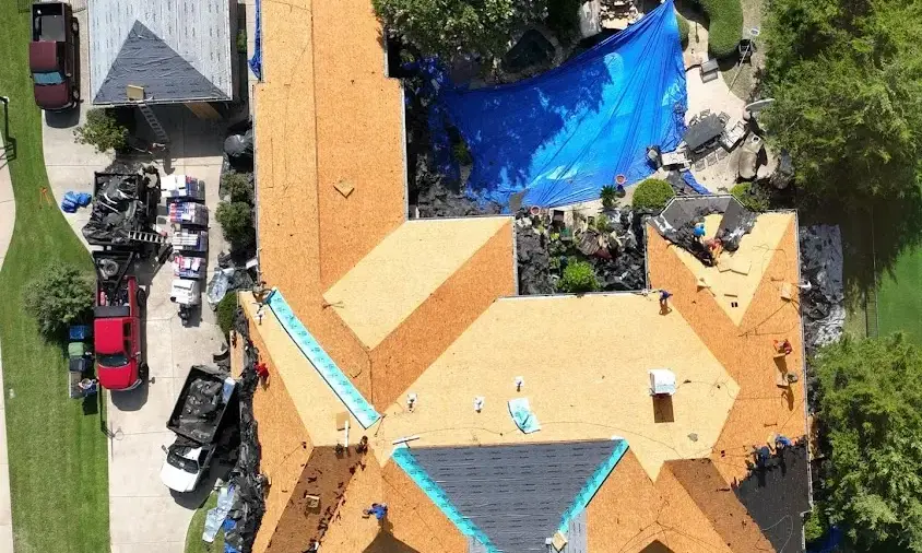 Professional Roof Coating being performed in St. Pete Beach